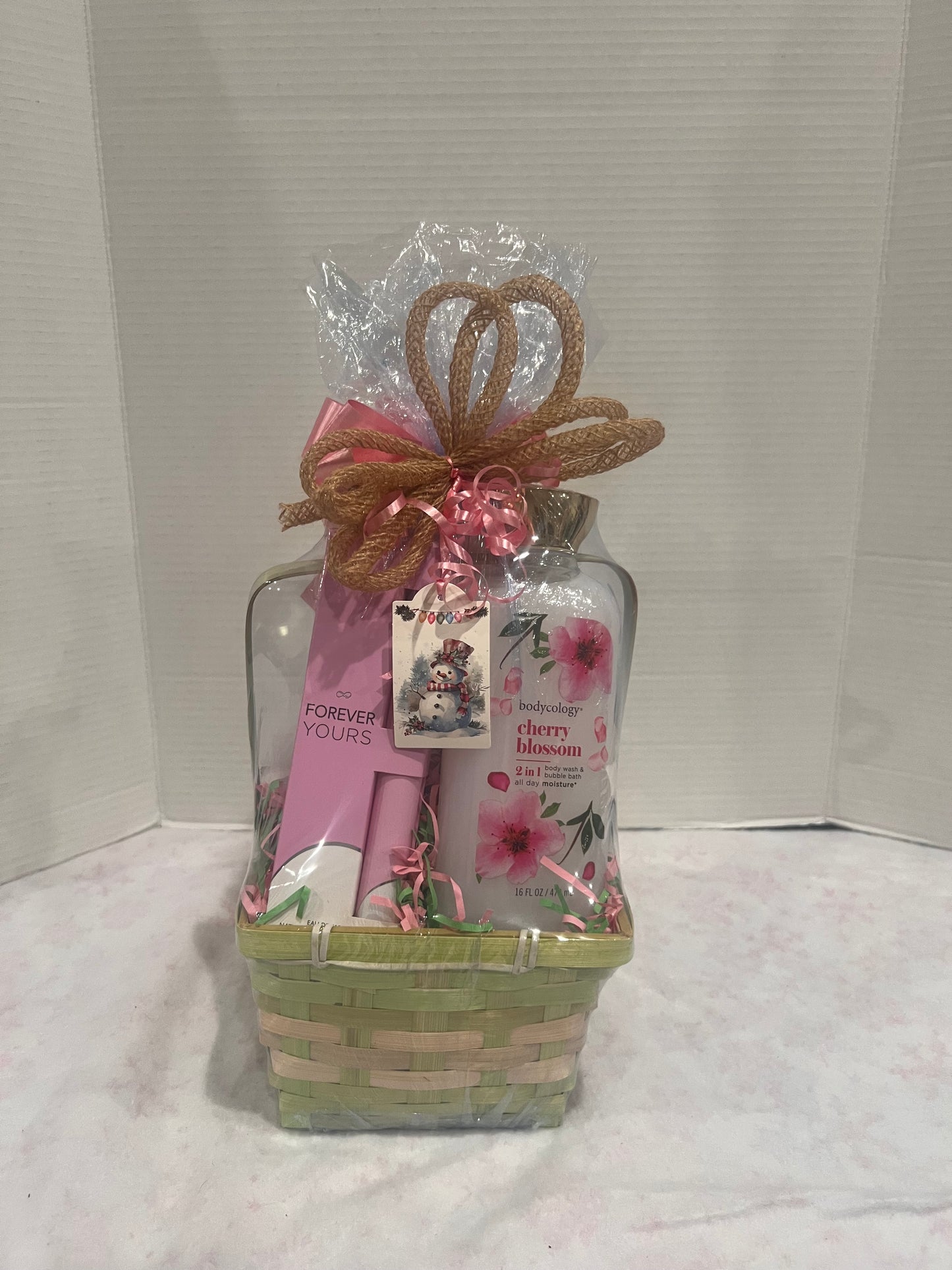 Cherry Blossom Spa Gift Basket – Holiday Edition
