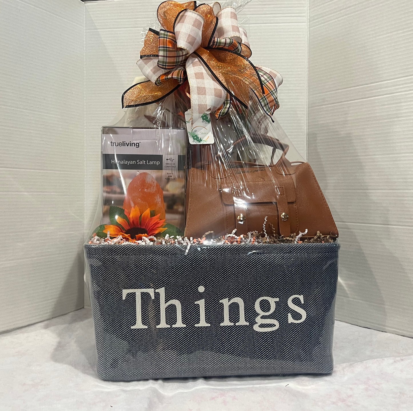 Himalayan Salt Lamp and Handbag Gift Set – Holiday Edition