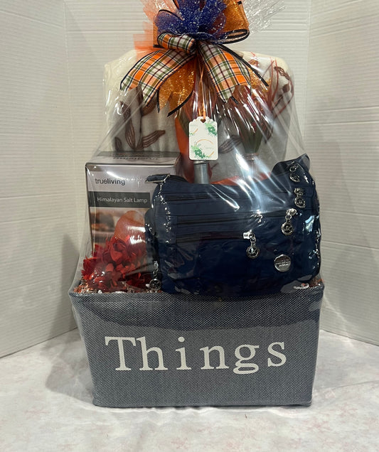 Himalayan Salt Lamp and Comfort Gift Set – Holiday Edition