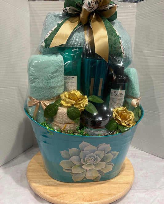 Botanical Spa Retreat Gift Basket