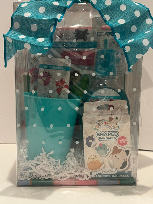 Kids’ Hygiene & Fun Gift Box – Squishmallows & Hot Wheels Editions