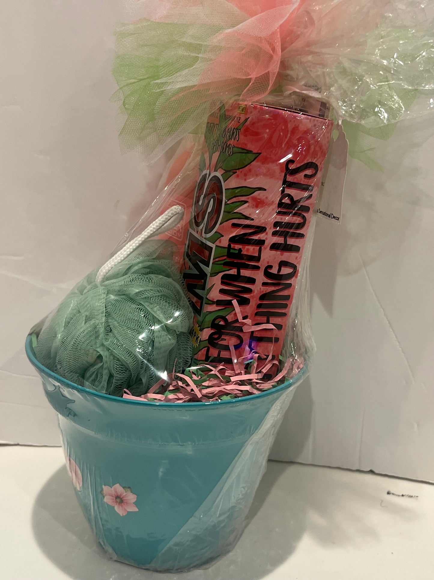 Floral Bliss Bath Gift Basket