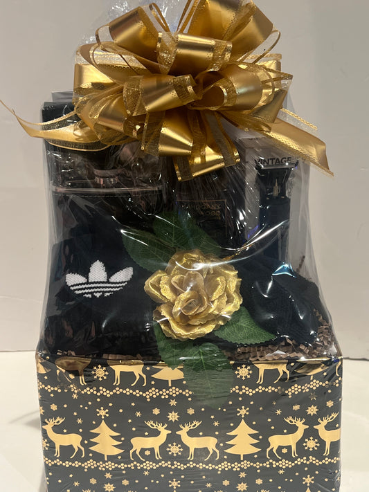Luxury Men's Grooming & Style Gift Basket