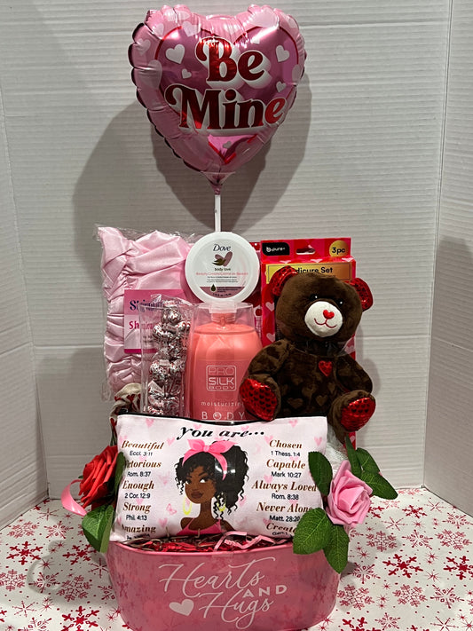 Be Mine Self-Love & Comfort Gift Basket